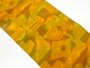 抽象模様織出し名古屋帯